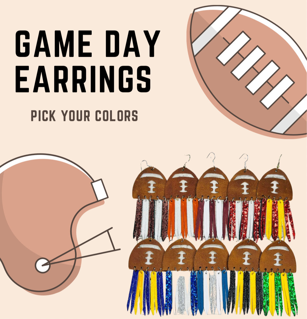 Game Day Earrings - 1-2 Weeks to Ship