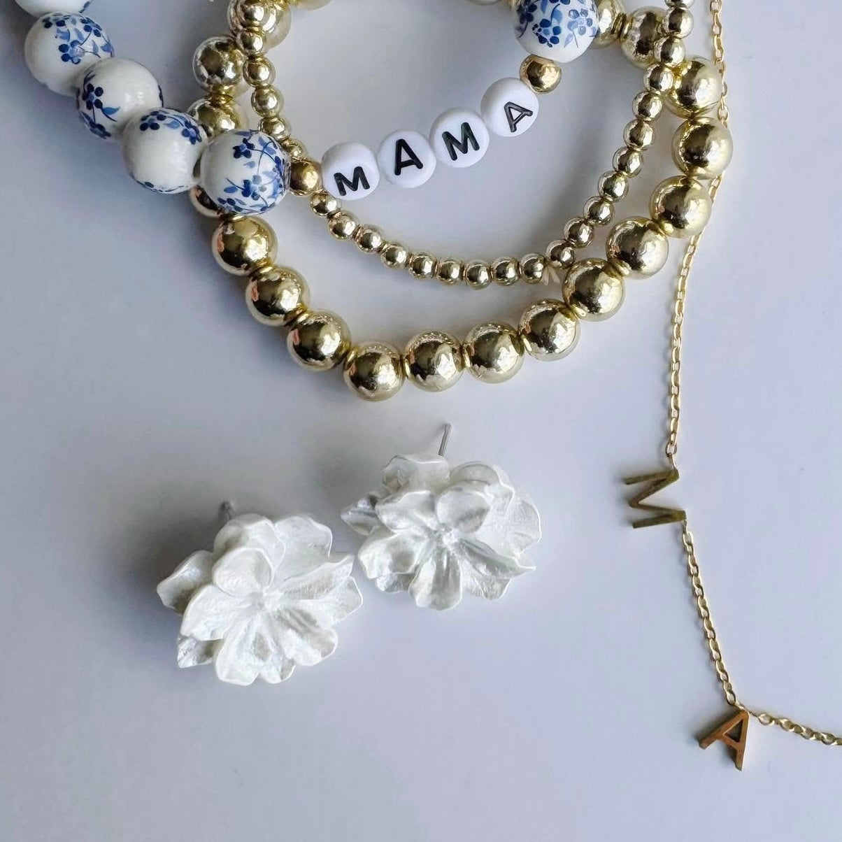 Camellia Flower Earrings
