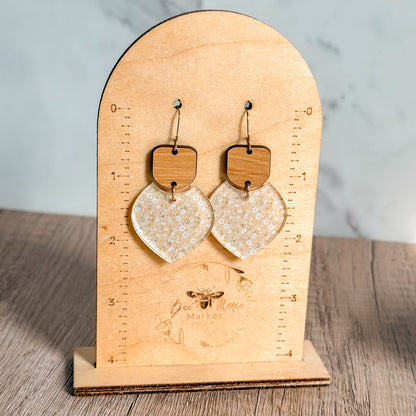 Golden Bloom Petal Earrings