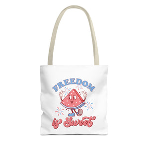 Freedom is Sweet Tote Bag 30DC