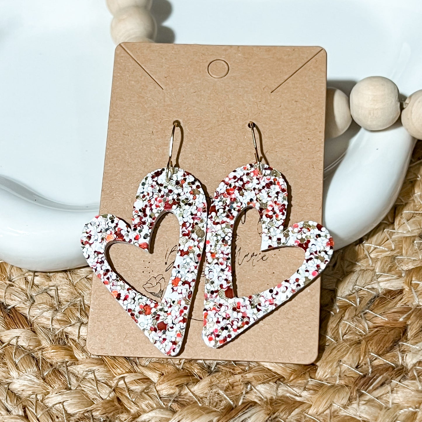 Candy Heart Drop Earrings