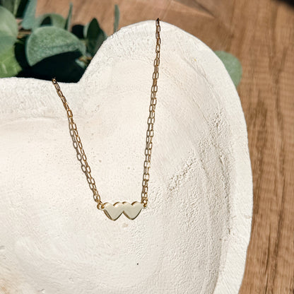 The You Are Loved Personalized Initial Heart Necklace