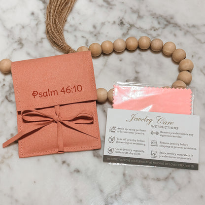 The Have Faith Cutout Cross Engraved Bar Necklace