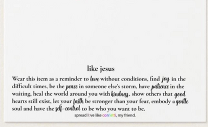 Like Jesus Pearl Cross Earrings