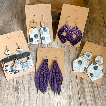 Alyssa Purple Rain Earrings