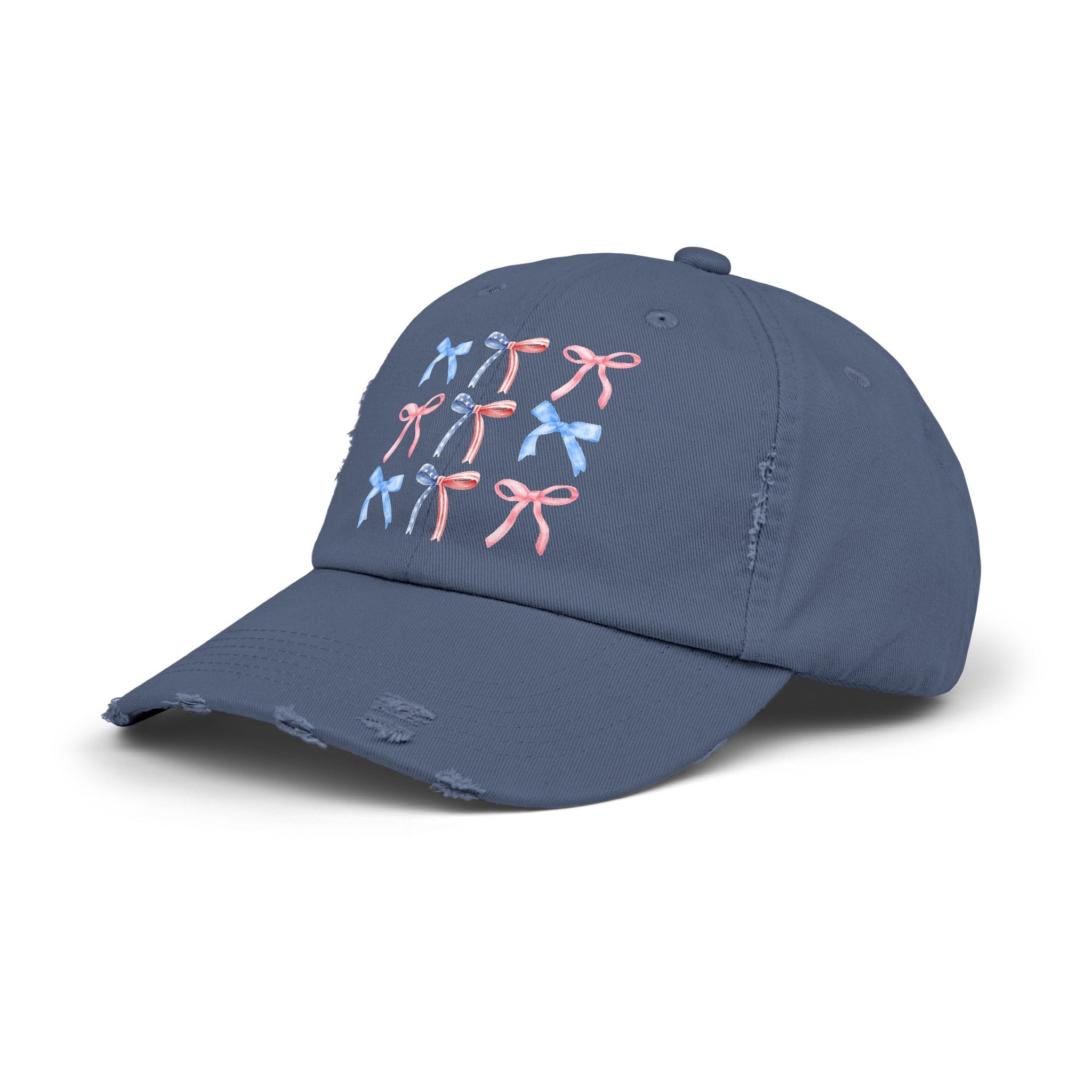 American Ribbon Unisex Distressed Cap 30DC