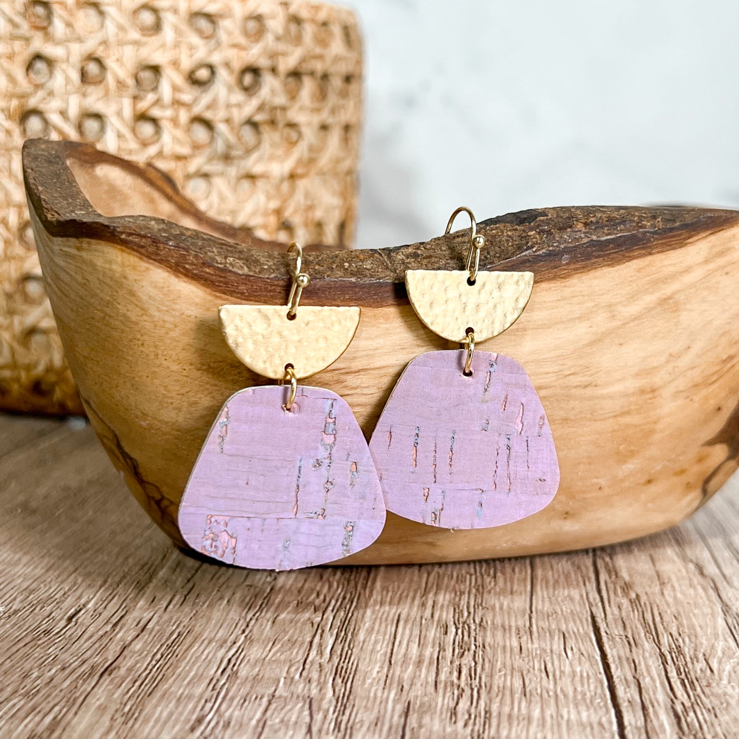 Layla Lavender Drop Earrings