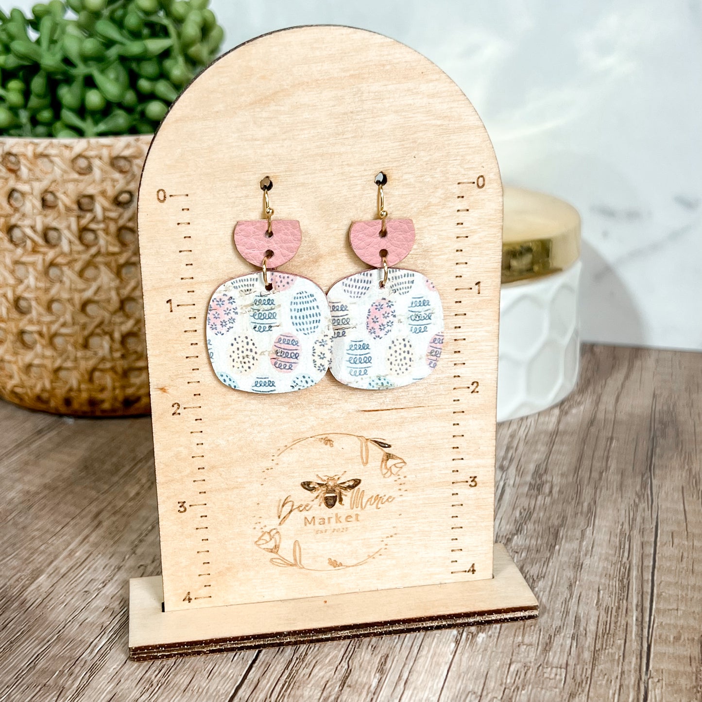 Square Easter Egg Dangles