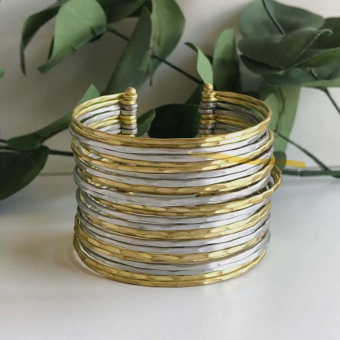 Silver & Gold Caroline Cuffs