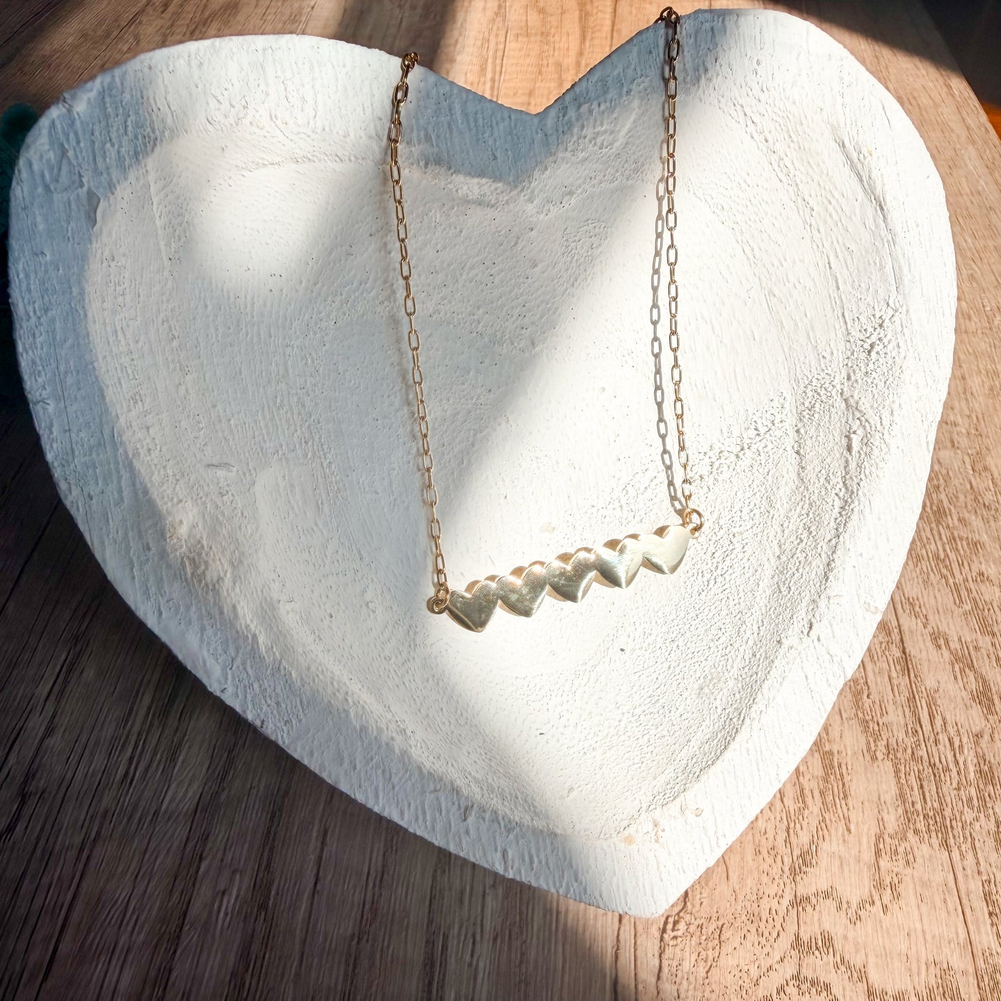 The You Are Loved Personalized Initial Heart Necklace