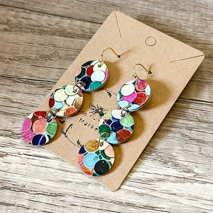 Confetti Tiered Party Earrings