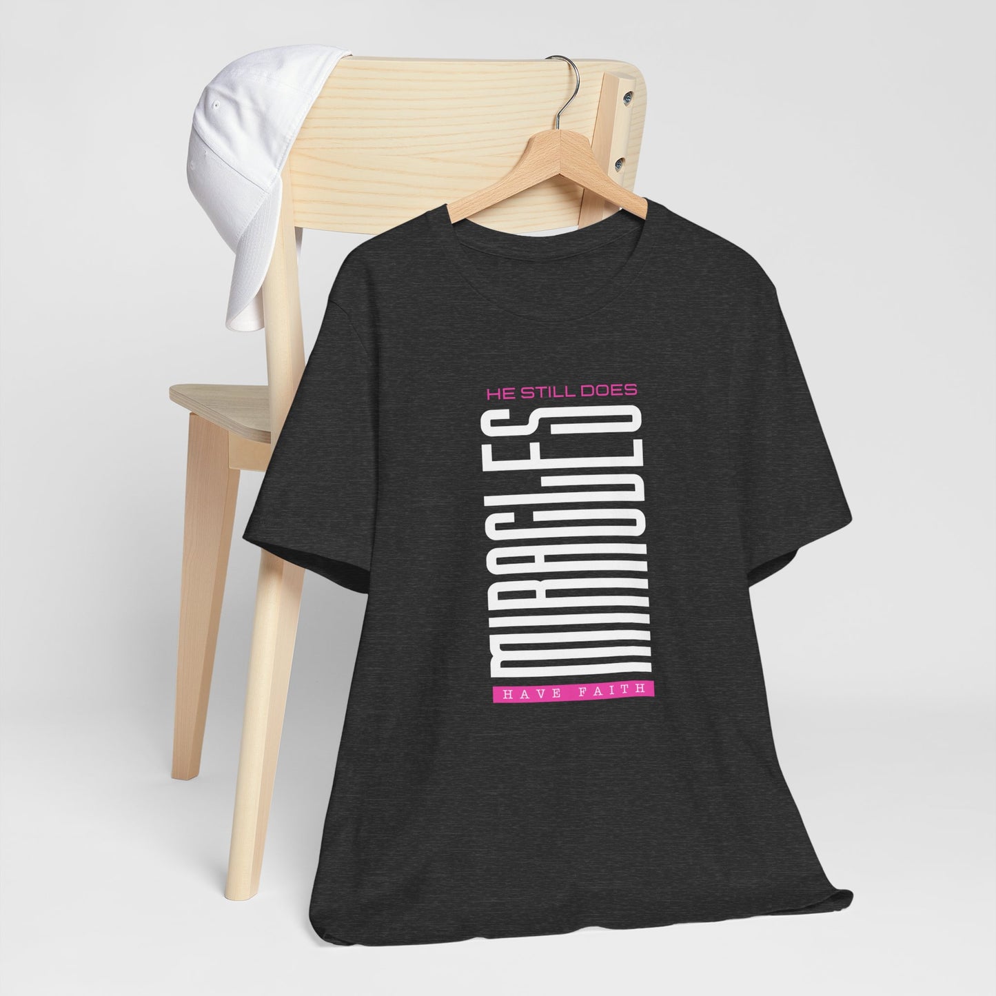 He Still Does Miracles Jersey Short Sleeve Tee