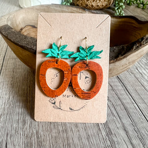 Carrot Drop Earrings