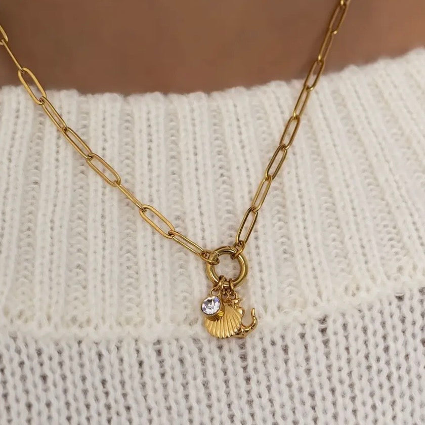 Coastal Charm Necklace Set - Waterproof