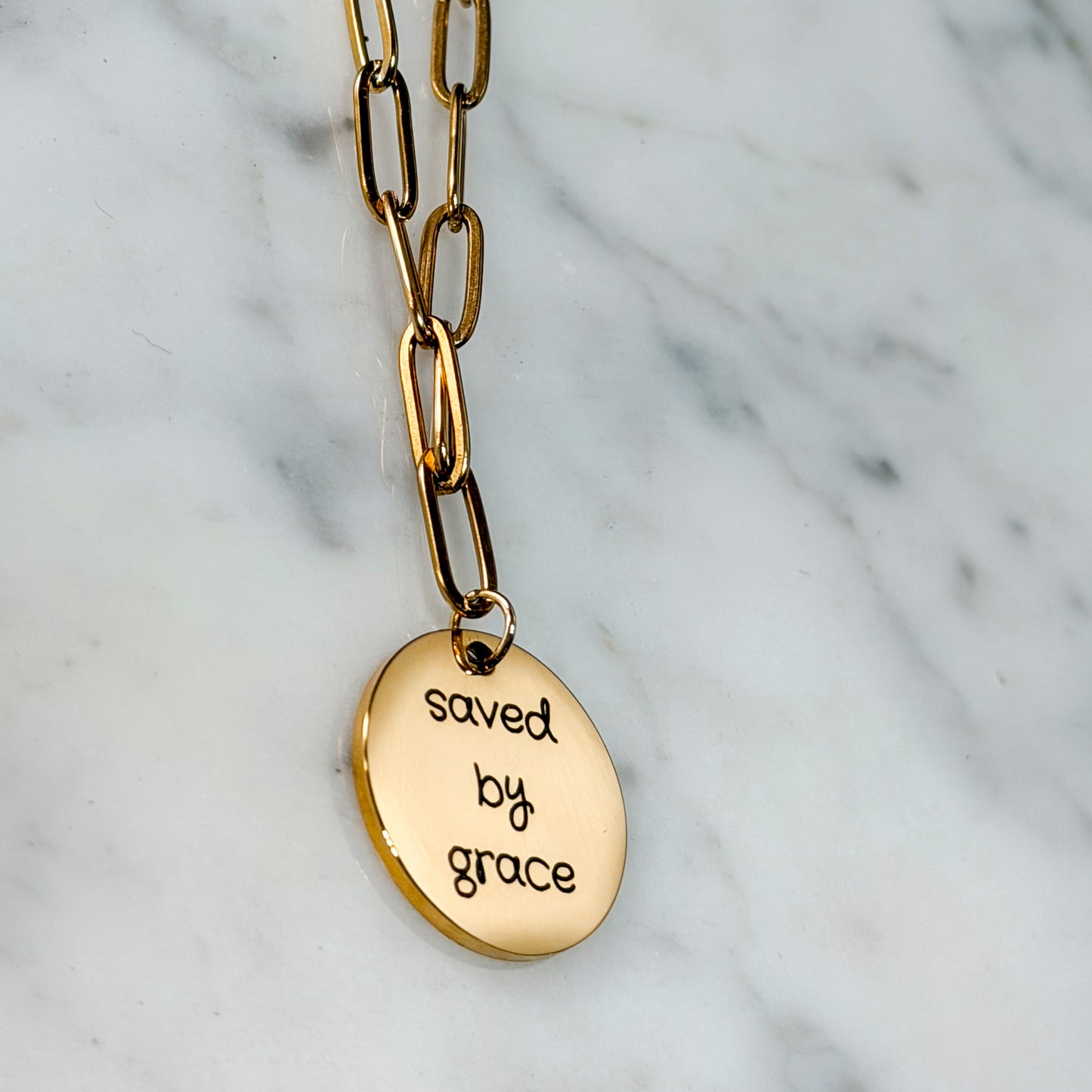 The Personalized Message Paperclip Necklace