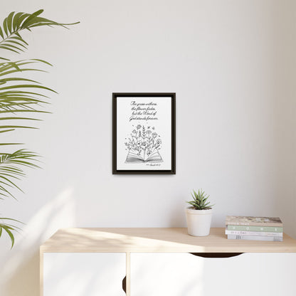 The Word Stands Forever – Isaiah 40:8 Framed Print