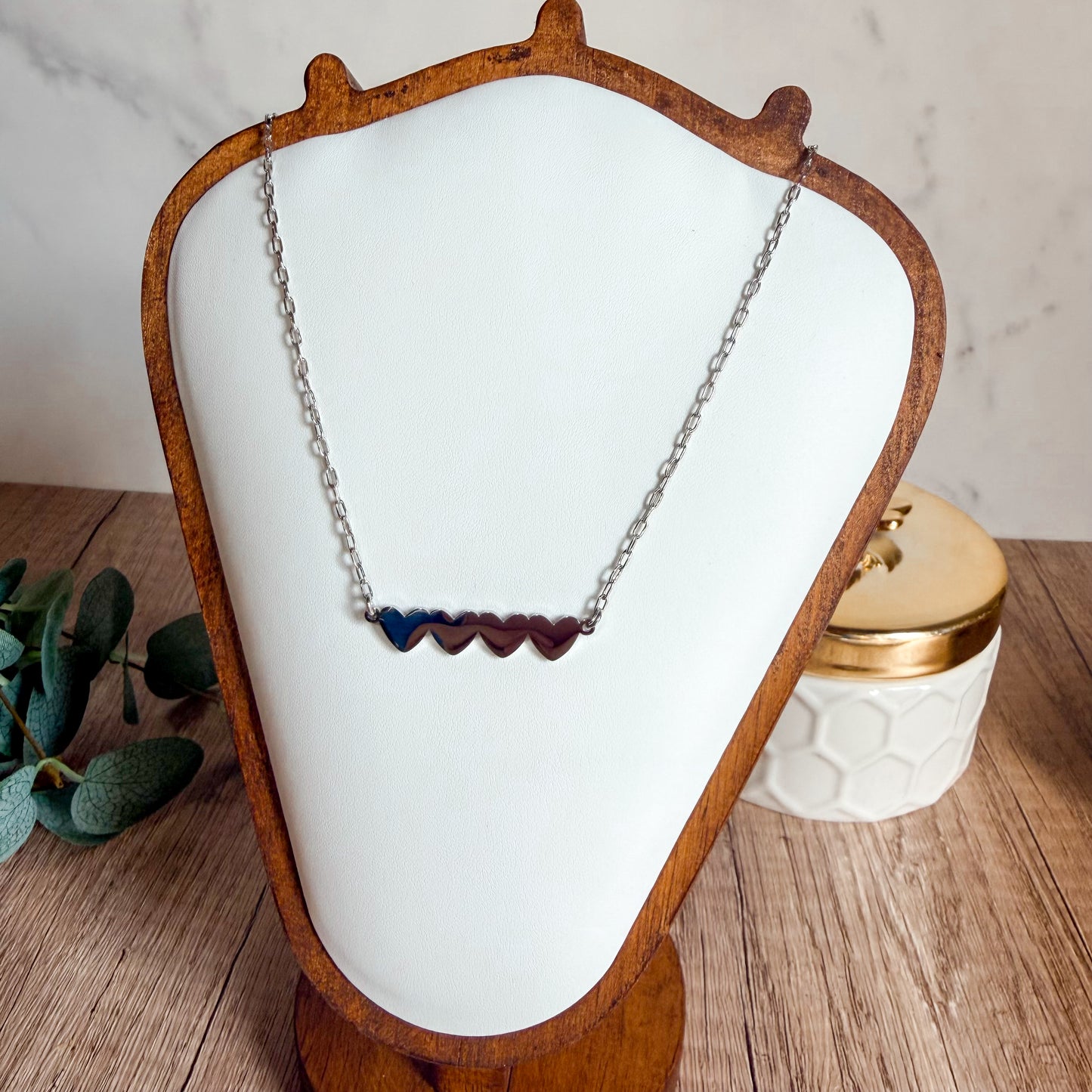 The You Are Loved Personalized Initial Heart Necklace