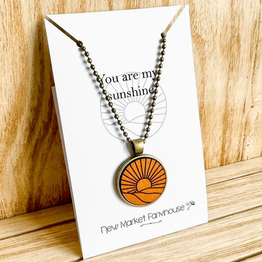 Sunshine Leather Necklace
