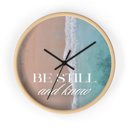 Be Still and Know Wall Clock