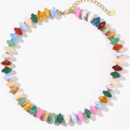 Colorful Chunky Beaded Necklace