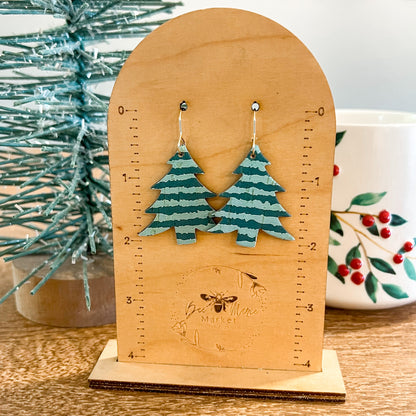 Green Stripe Christmas Trees