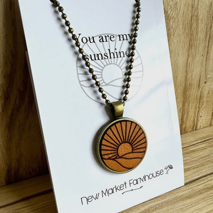Sunshine Leather Necklace
