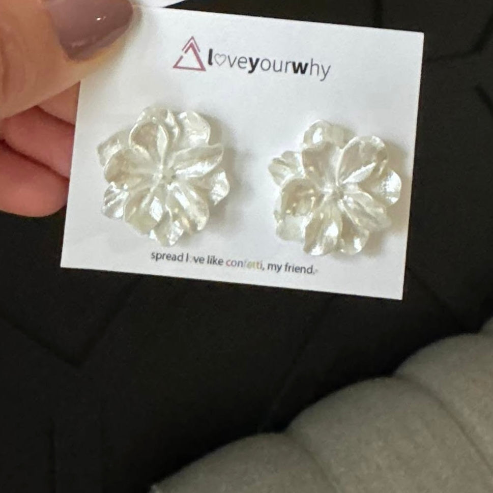 Camellia Flower Earrings