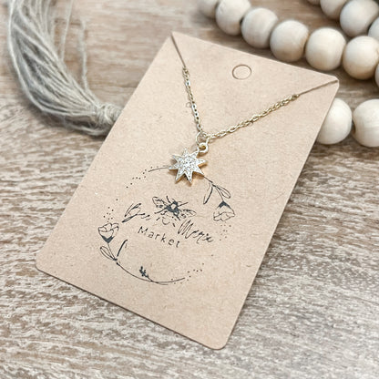 North Star Sparkle Necklace