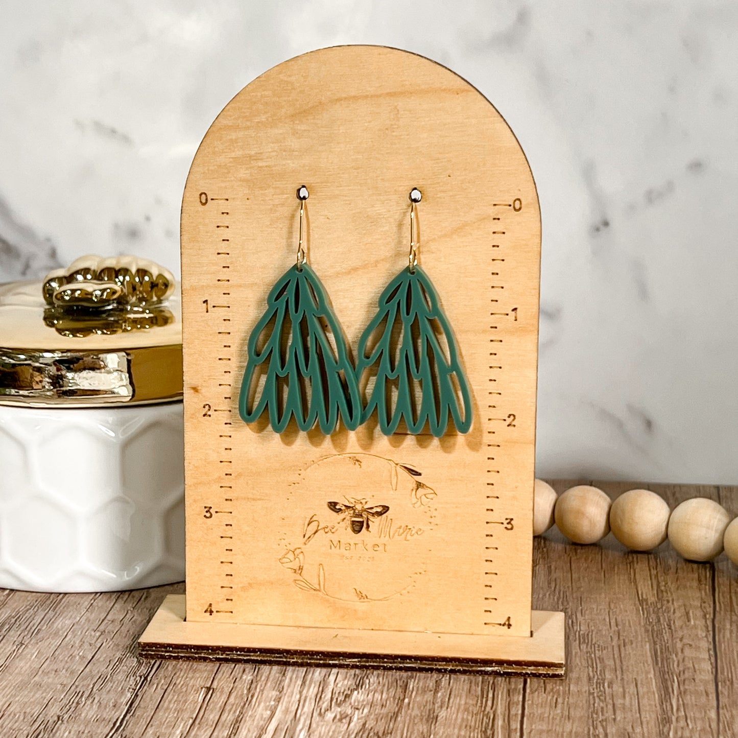Loopy Evergreen Earrings