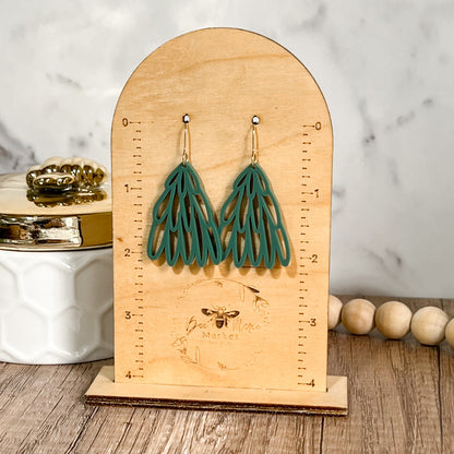 Loopy Evergreen Earrings