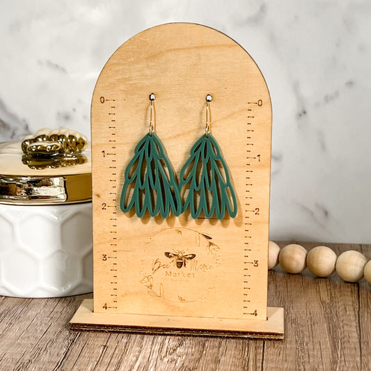 Loopy Evergreen Earrings