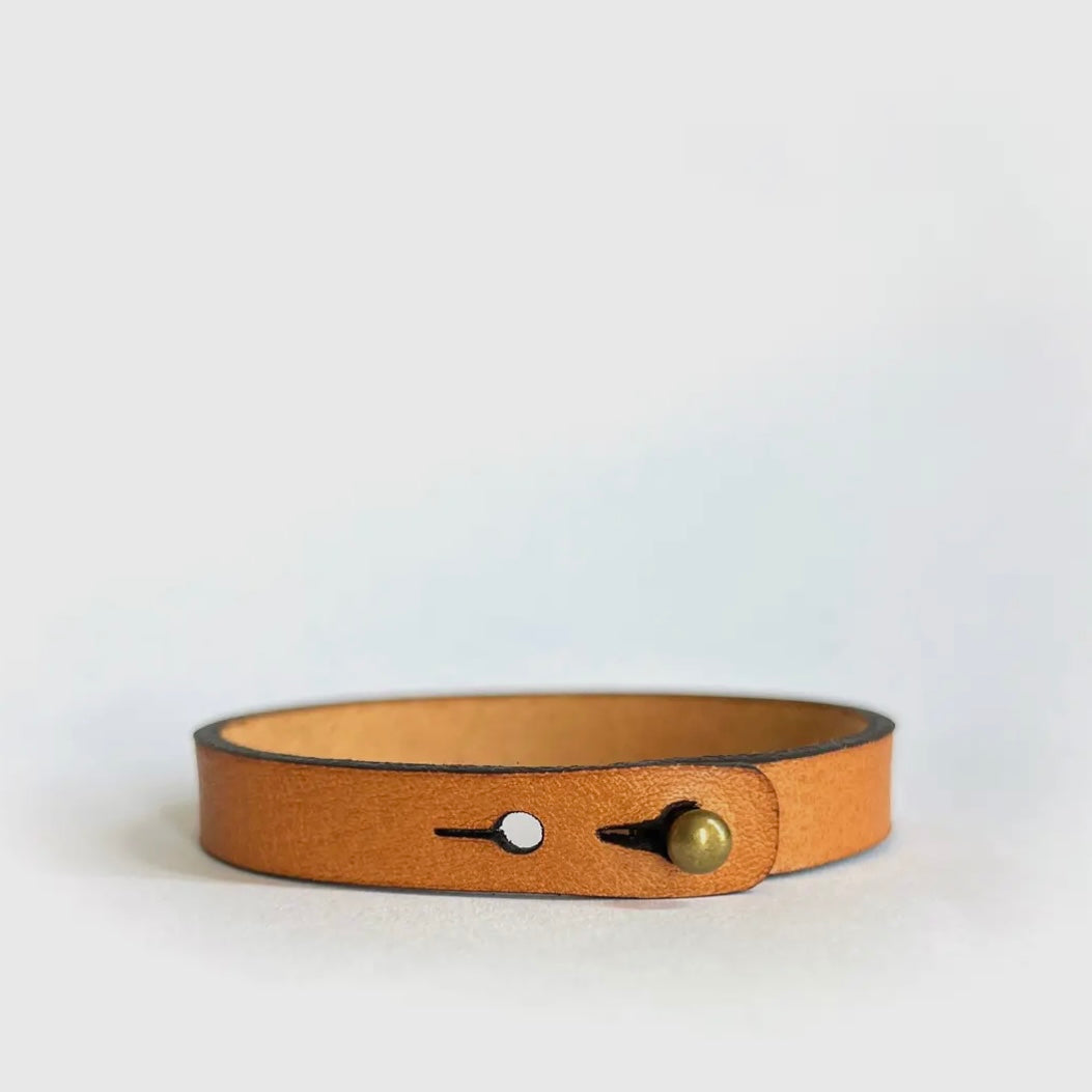 Let Them Leather Bracelet