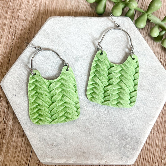 Lime Bag Hoops
