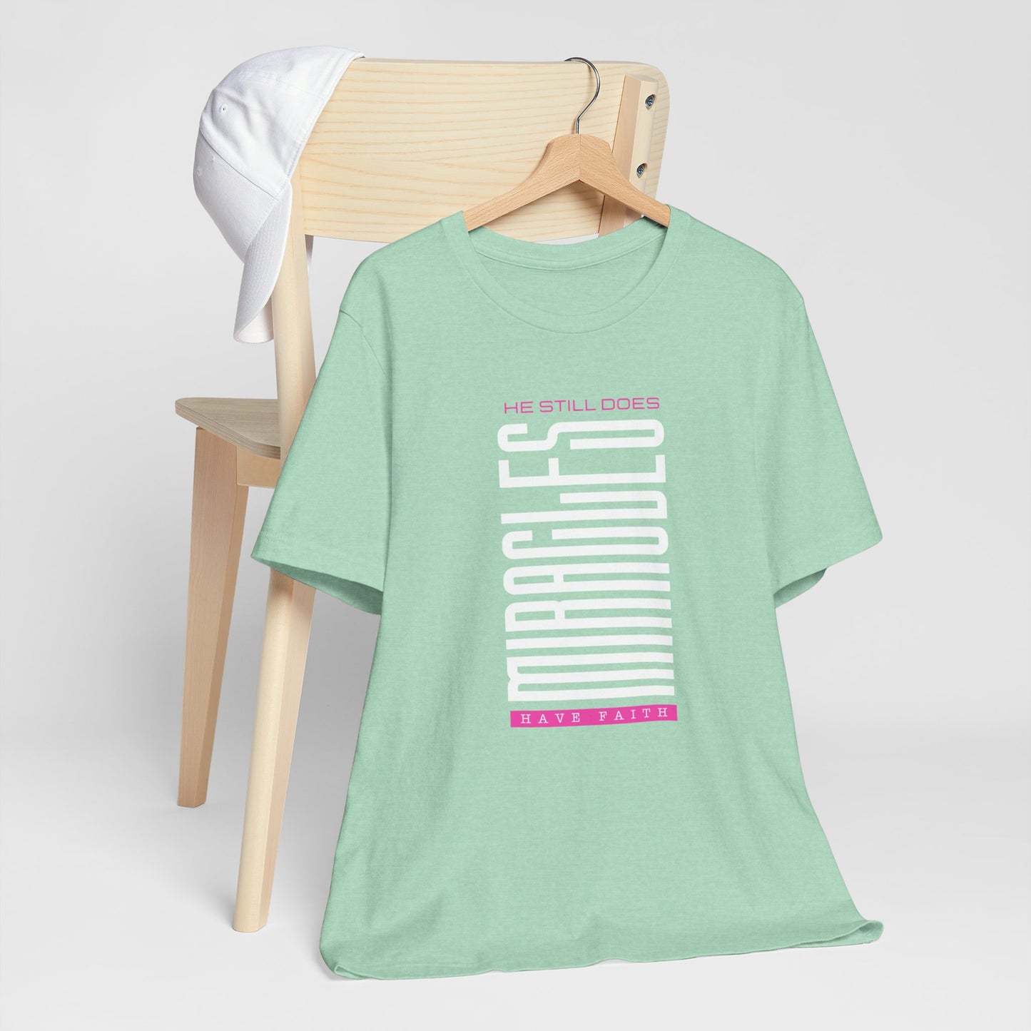 He Still Does Miracles Jersey Short Sleeve Tee