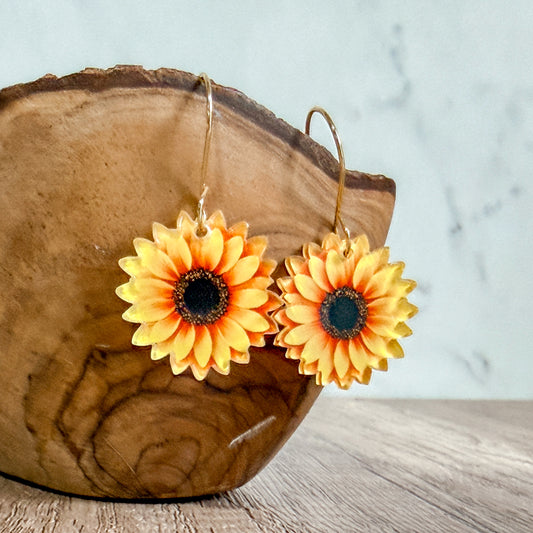 Golden Sunflower Bloom Drops