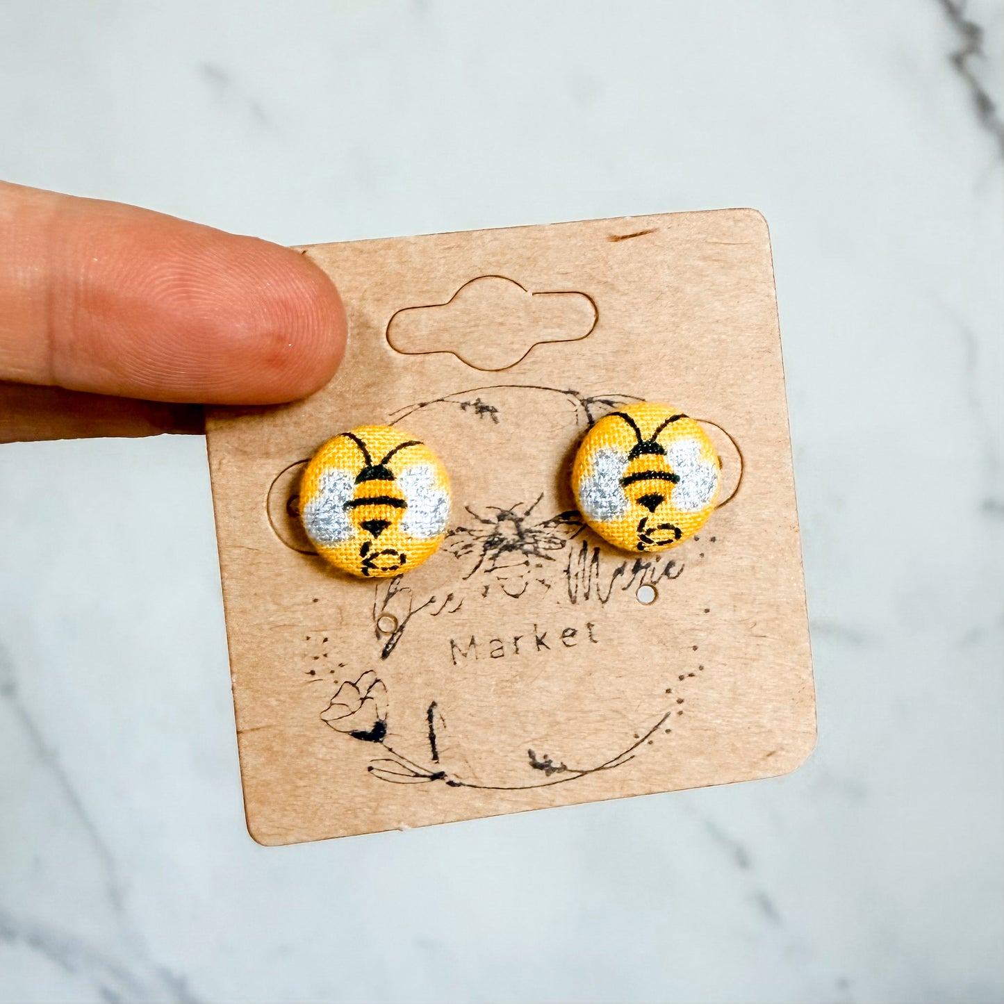 Bee Happy Stud Earrings