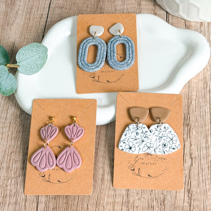Wildflower Sketch Clay Drops