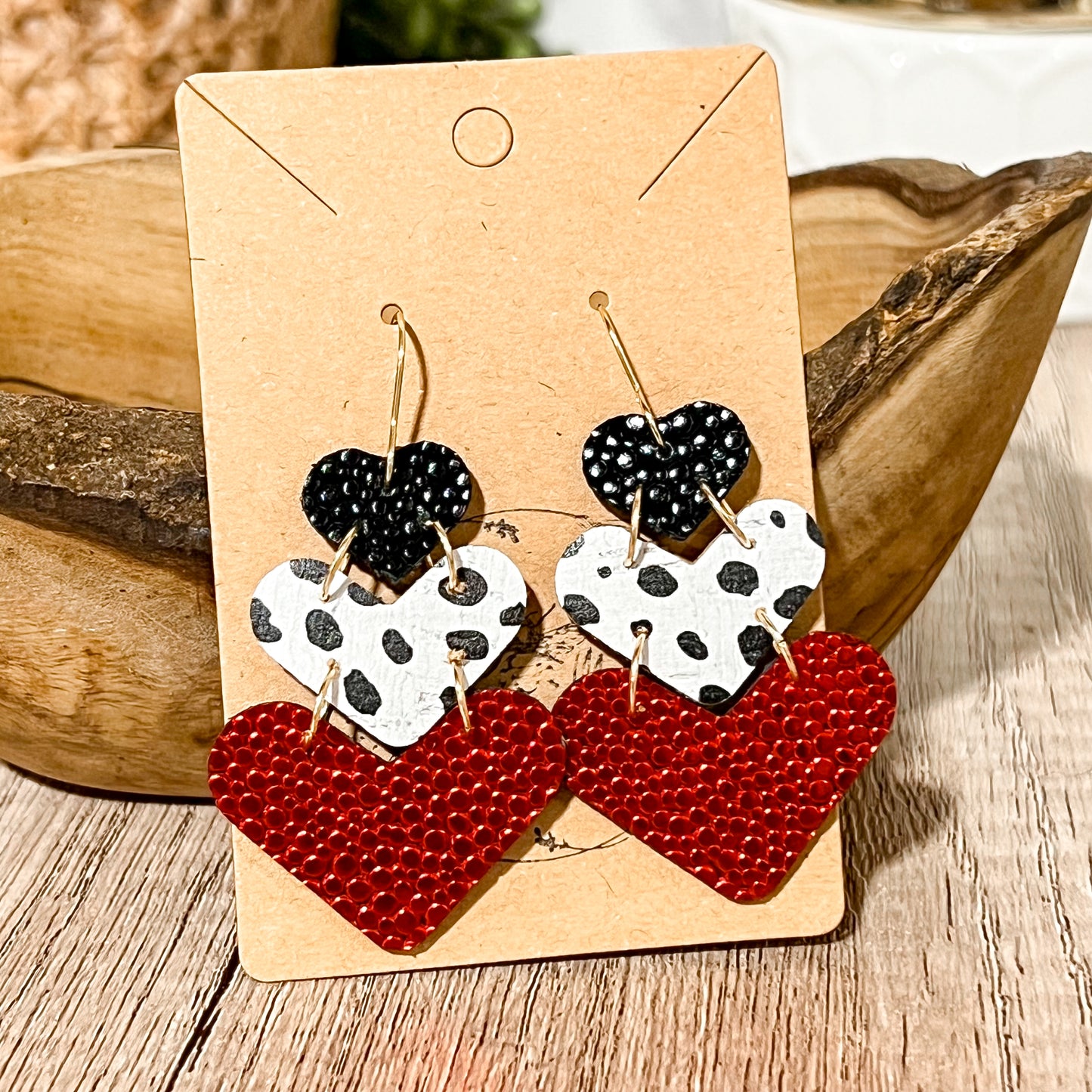 All the Love Heart Drop Earrings