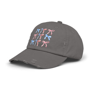 American Ribbon Unisex Distressed Cap 30DC