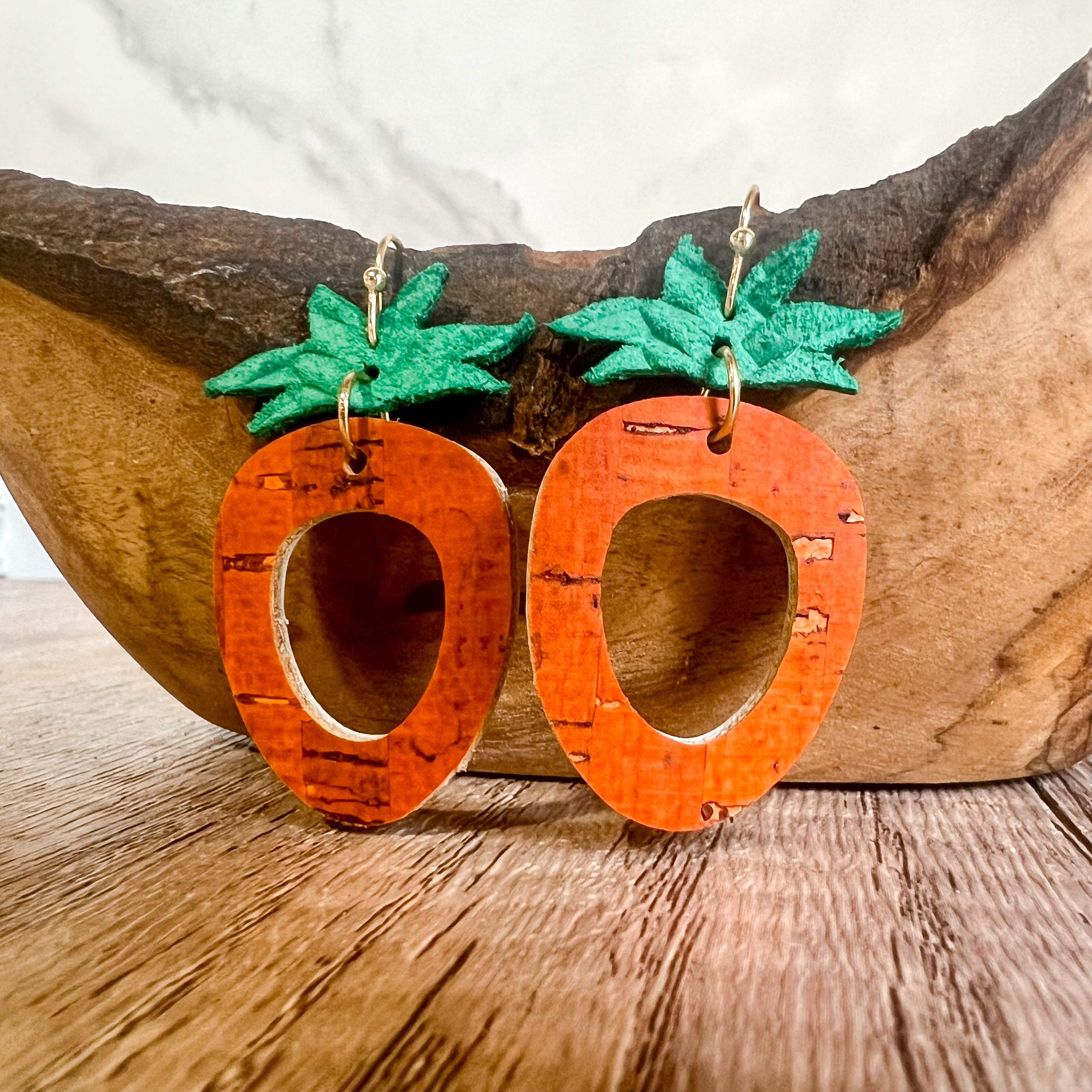 Carrot Drop Earrings