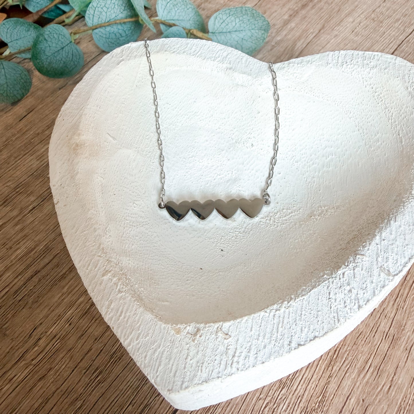 The You Are Loved Personalized Initial Heart Necklace