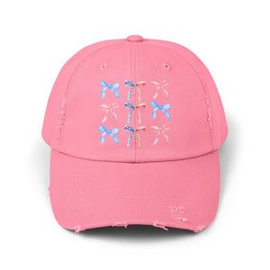 American Ribbon Unisex Distressed Cap 30DC