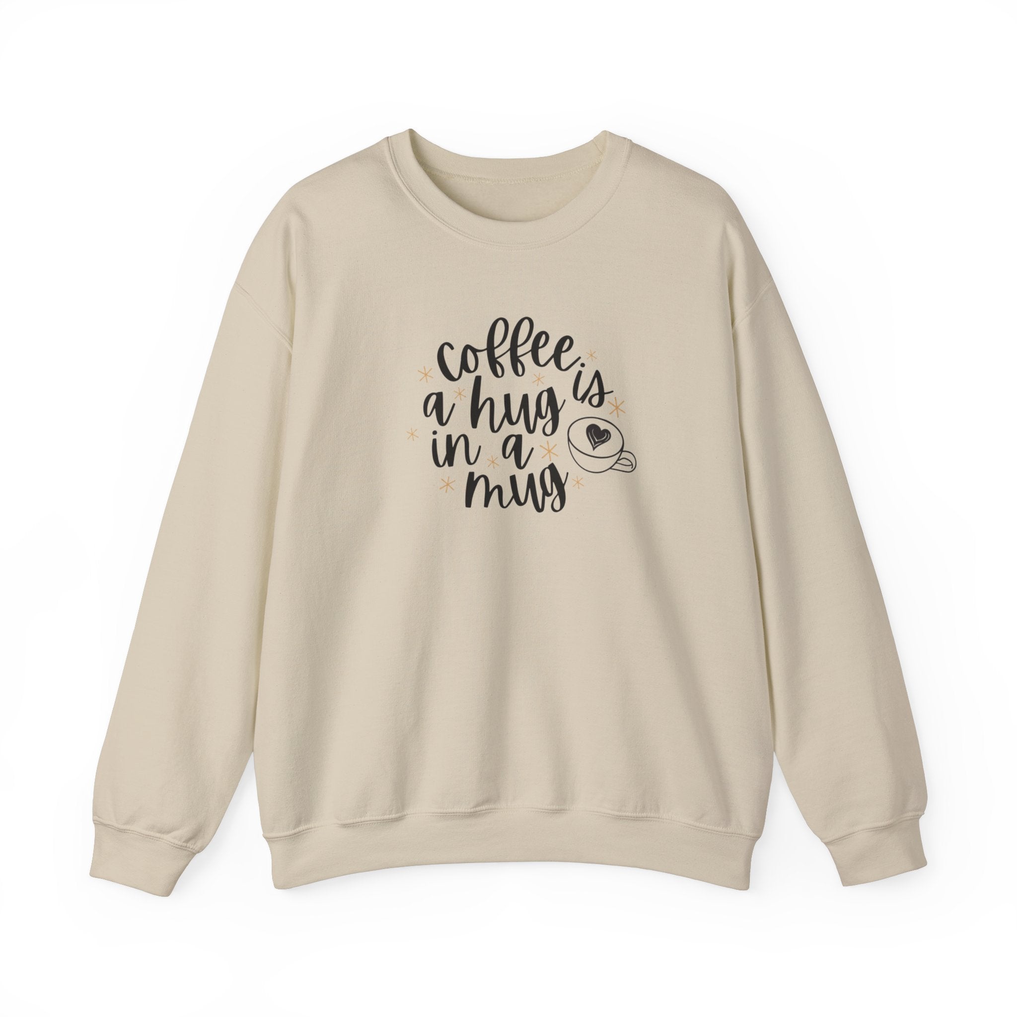 Coffee is a Hug in a Mug Unisex Heavy Blend™ Crewneck Sweatshirt