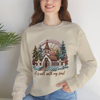 It is Well with My Soul Crewneck Sweatshirt