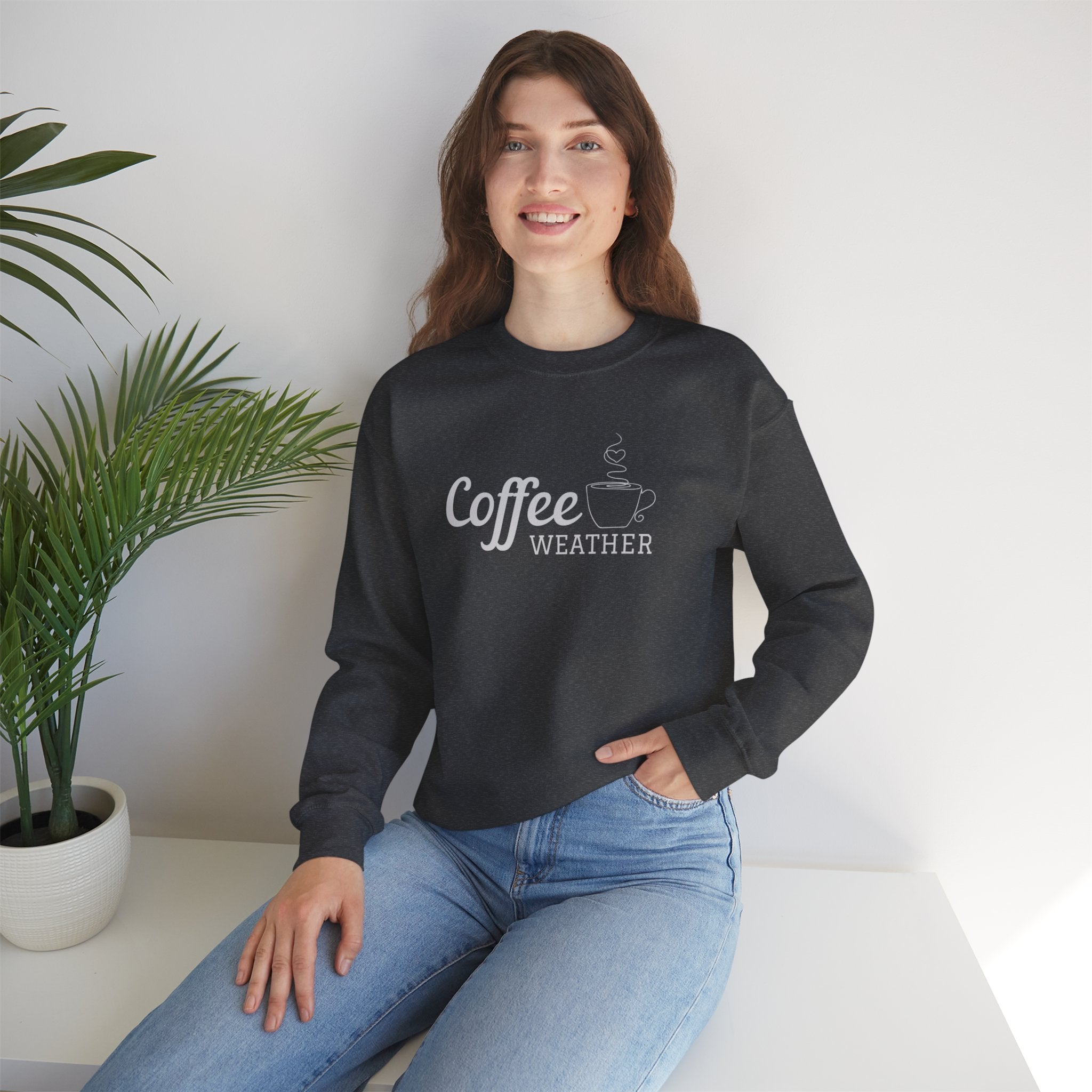 Coffee Weather Unisex Heavy Blend™ Crewneck Sweatshirt