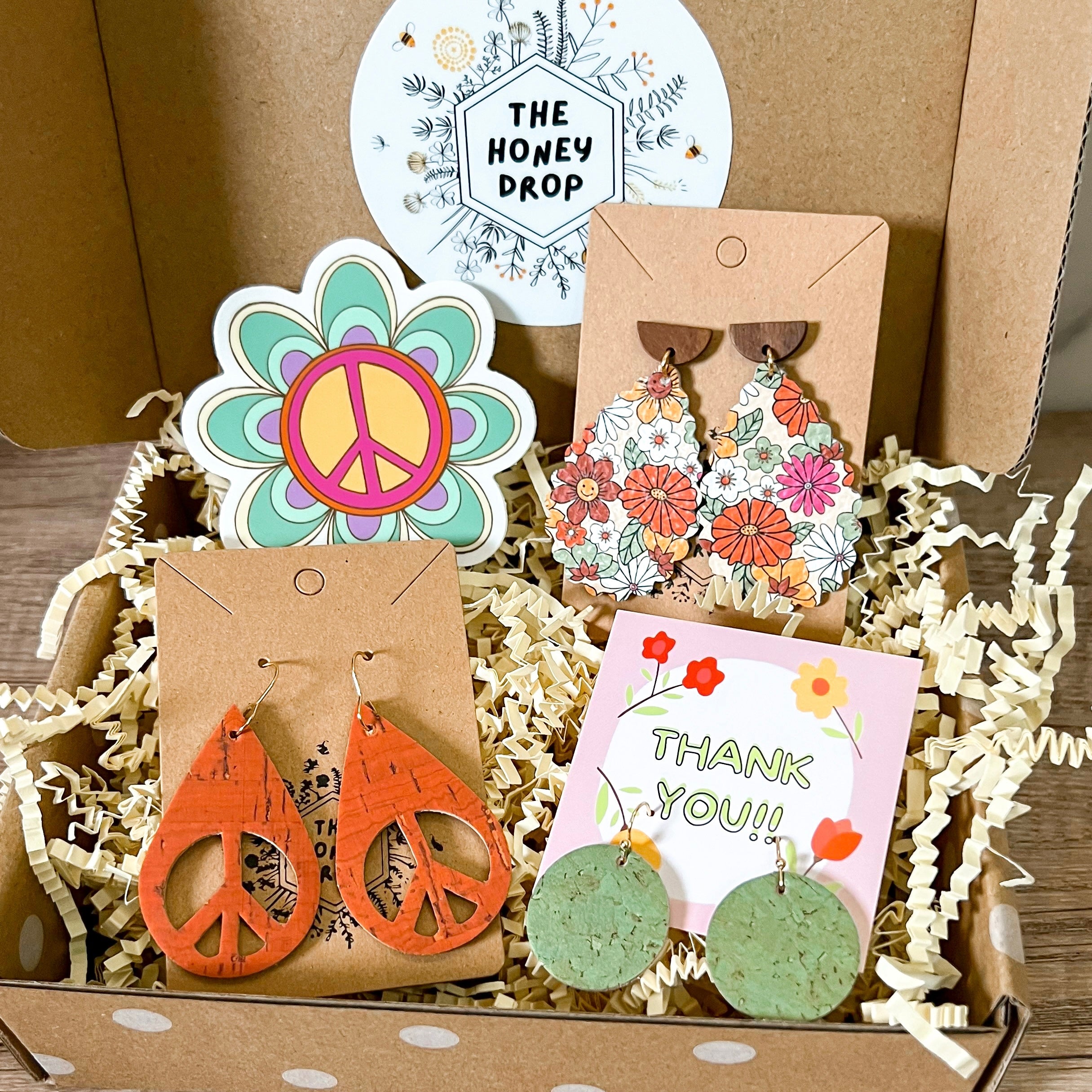 The Honey Drop - Monthly Subscription Earring Box