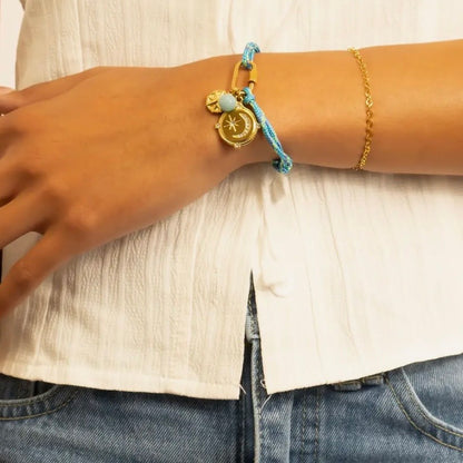 Waterproof Coastal Rope Charm Bracelets - Charms Sold Separately