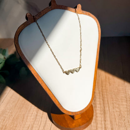 The You Are Loved Personalized Initial Heart Necklace