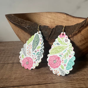 Aubrey Ruffle Teardrop Earring