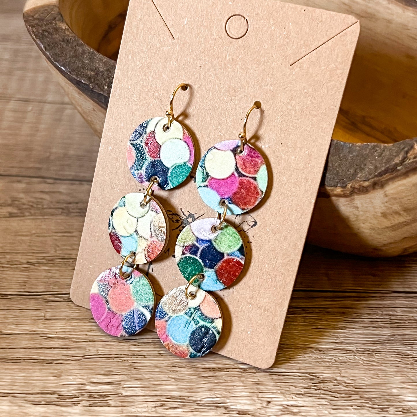 Confetti Tiered Party Earrings